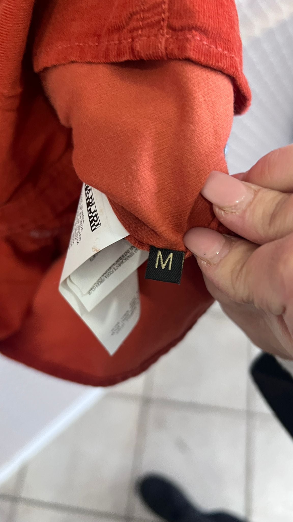 Camicia Napapijri in Velluto a Coste