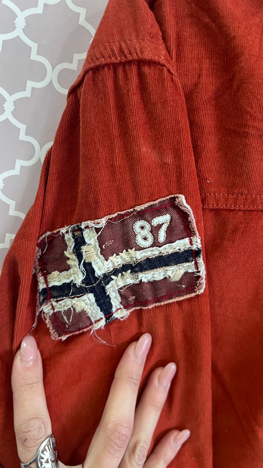 Camicia Napapijri in Velluto a Coste