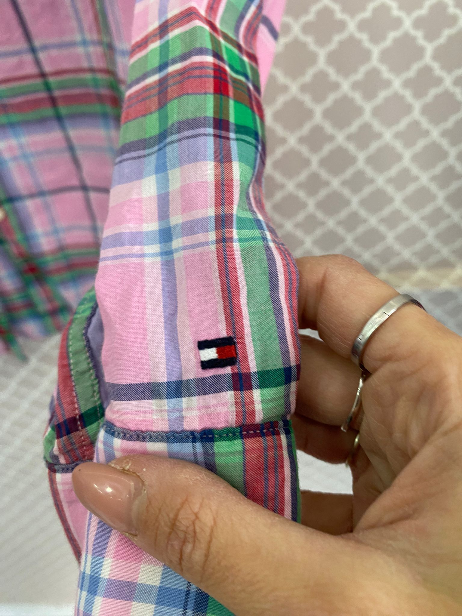 Camicia Tommy Hilfiger Plaid Multicolor