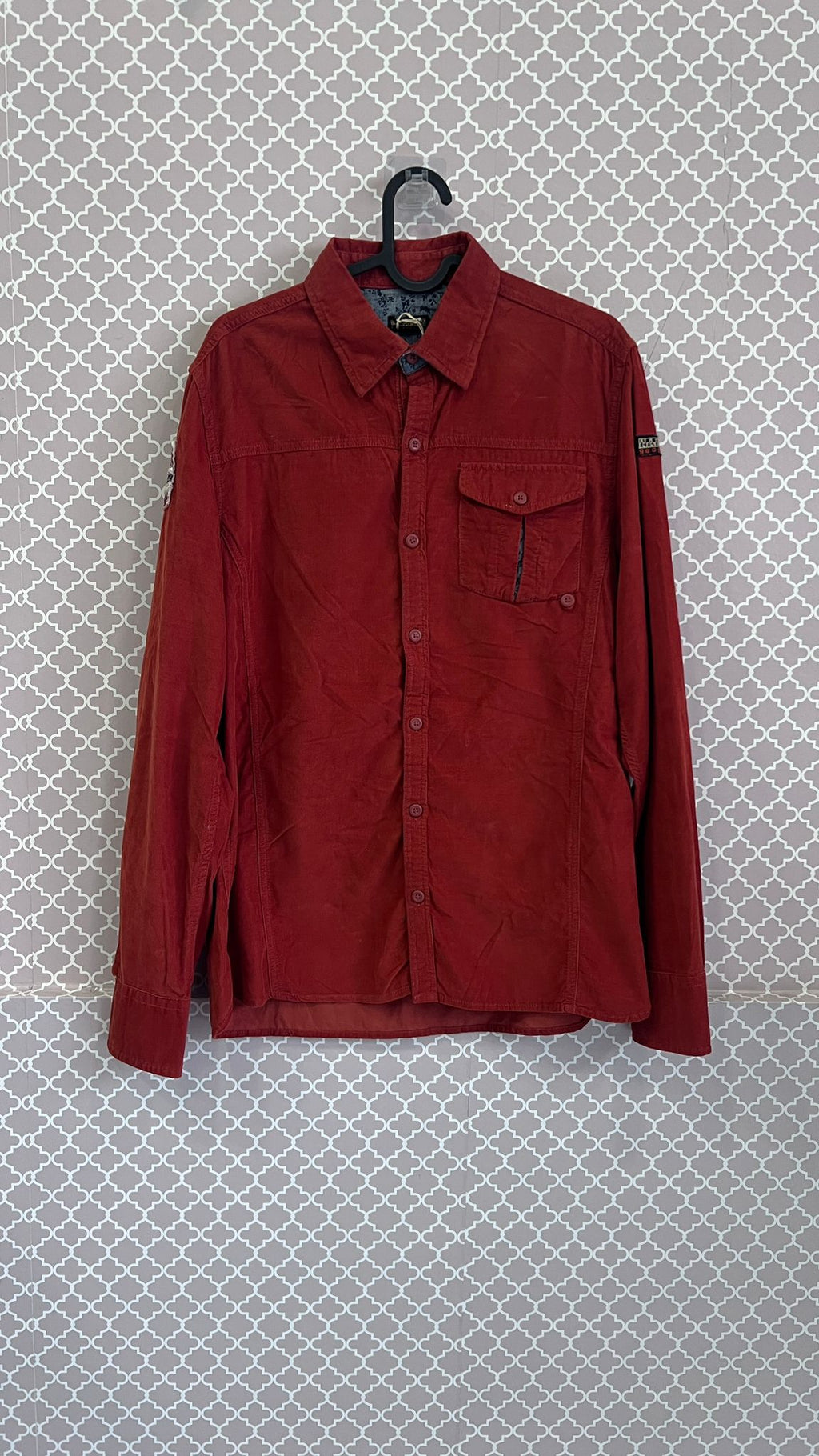 Camicia Napapijri in Velluto a Coste