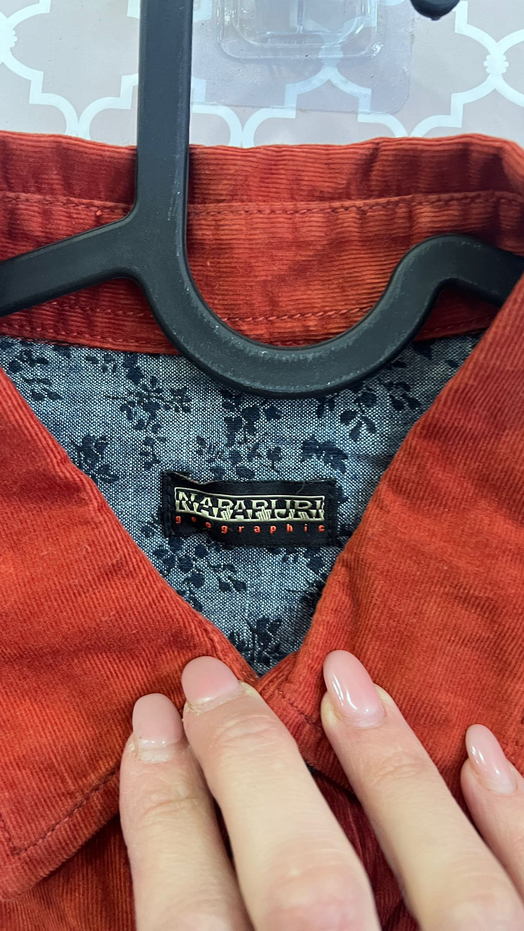 Camicia Napapijri in Velluto a Coste