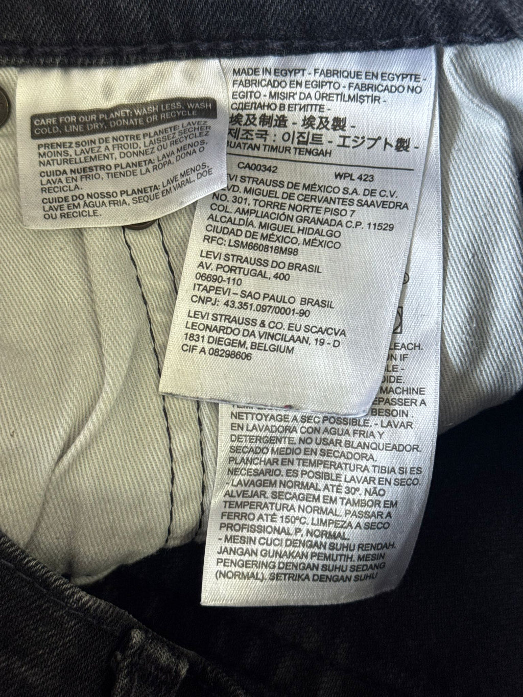 JEANS LEVI'S NERO - Timeless vintage