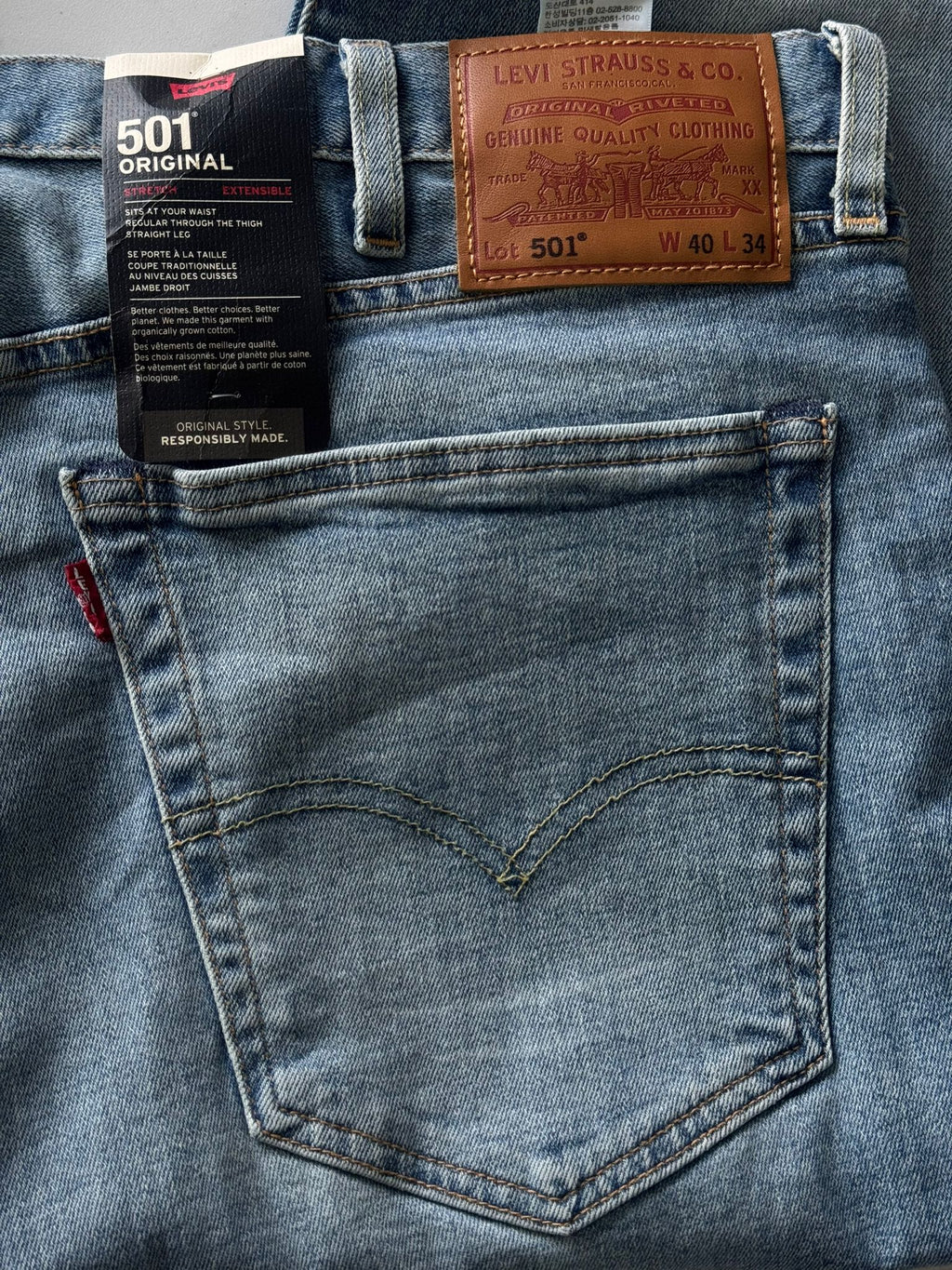 JEANS LEVI'S 501 ORIGINAL FIT