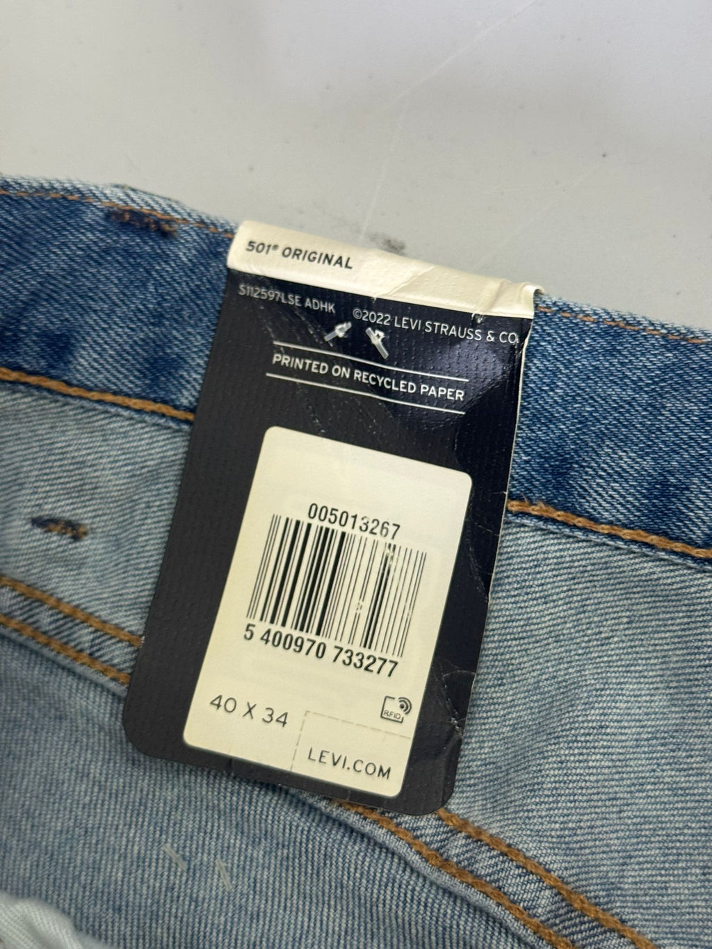 JEANS LEVI'S 501 ORIGINAL FIT