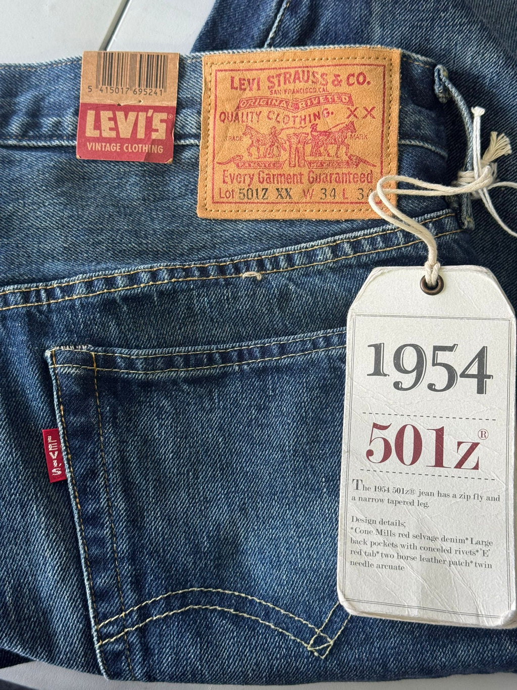 Levi's Vintage Clothing 1954 501Z® – L'Evoluzione di un Mito