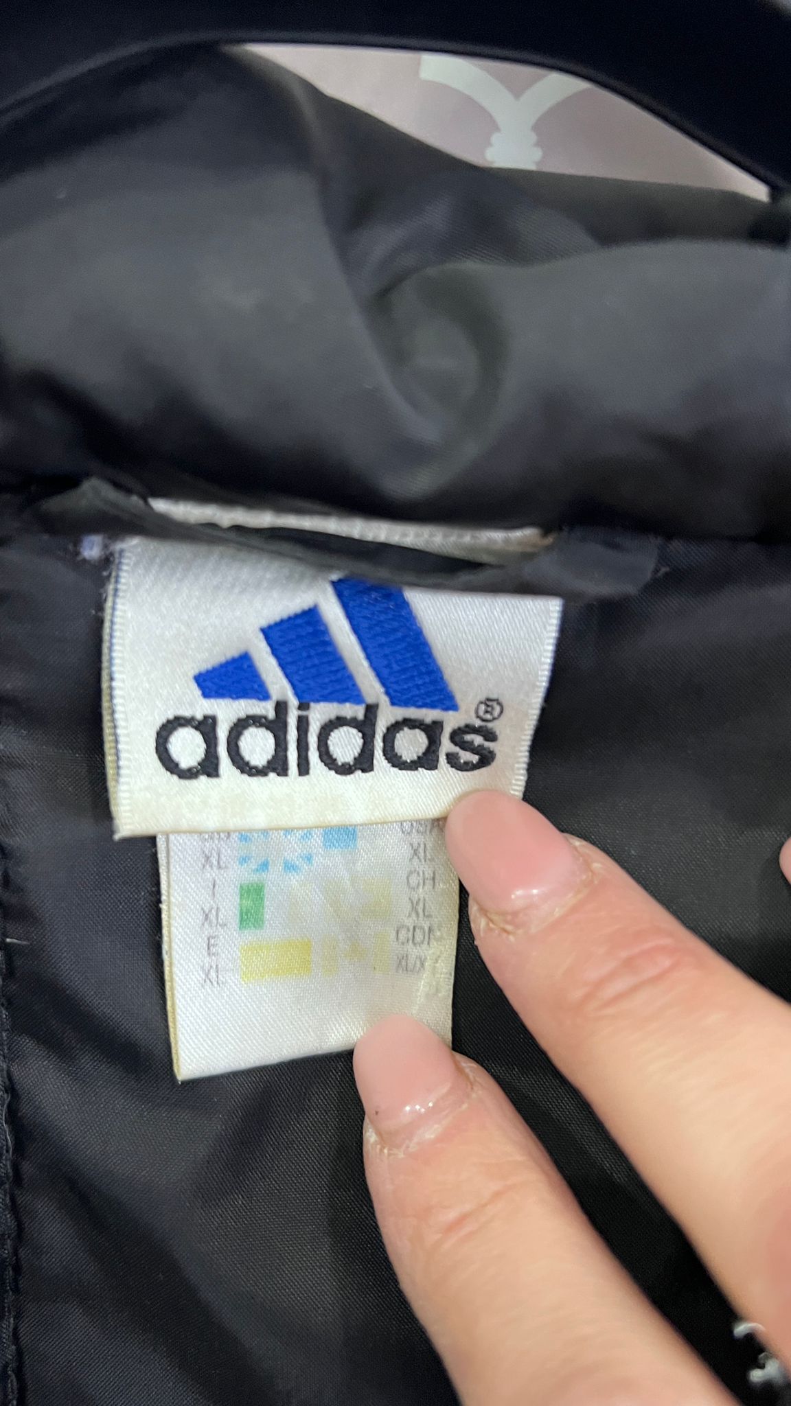 Giacca Imbottita Adidas nera