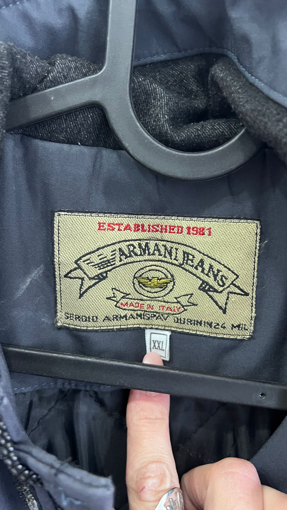 Giacca Vintage Armani Jeans Uomo