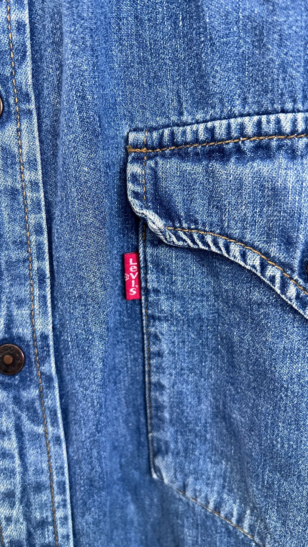 Camicia Western Levi's in Denim Classico