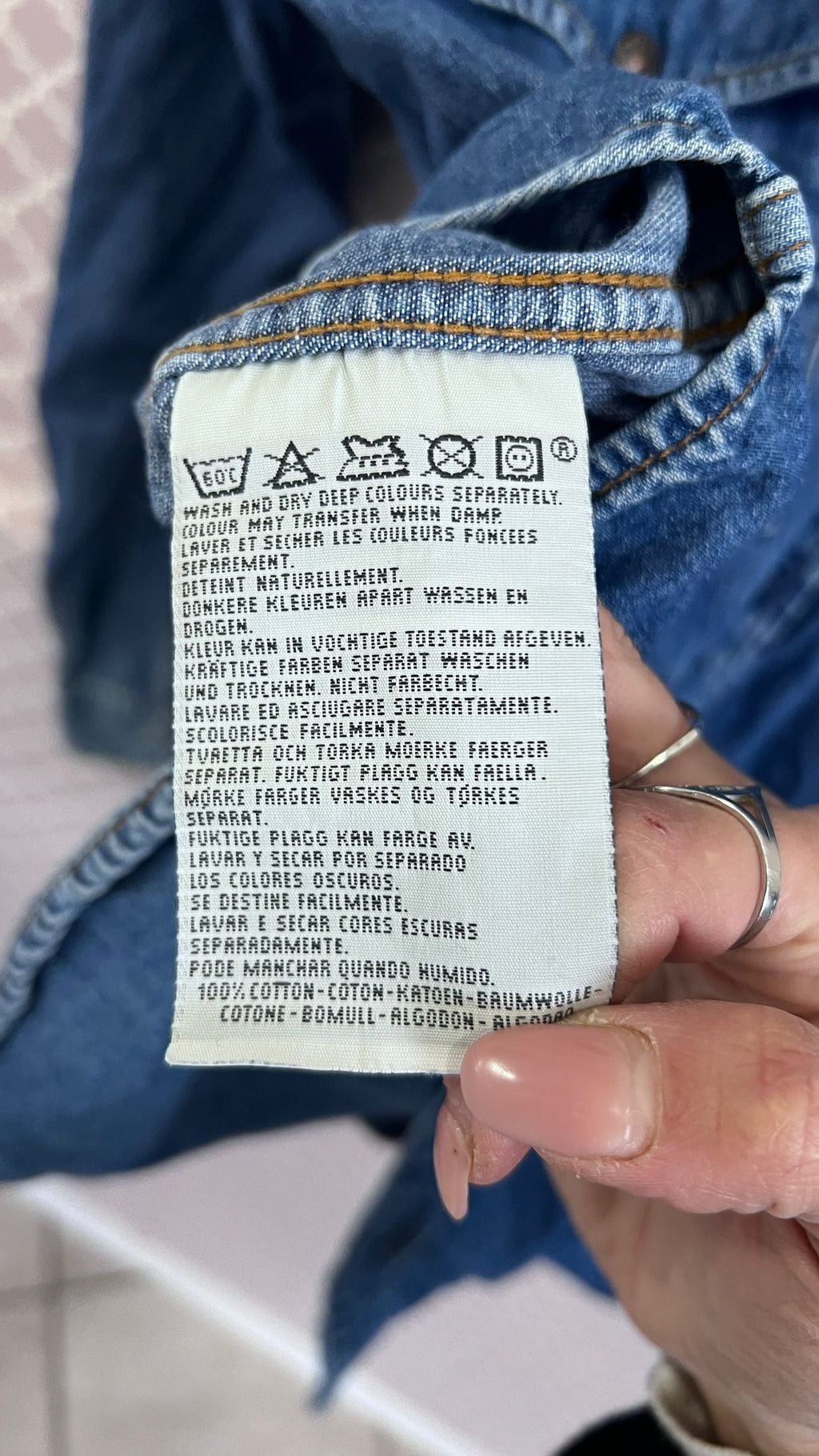 Camicia Western Levi's in Denim Classico