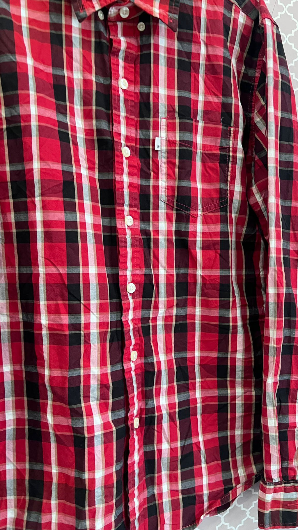 Camicia Levi's uomo a quadri rossi