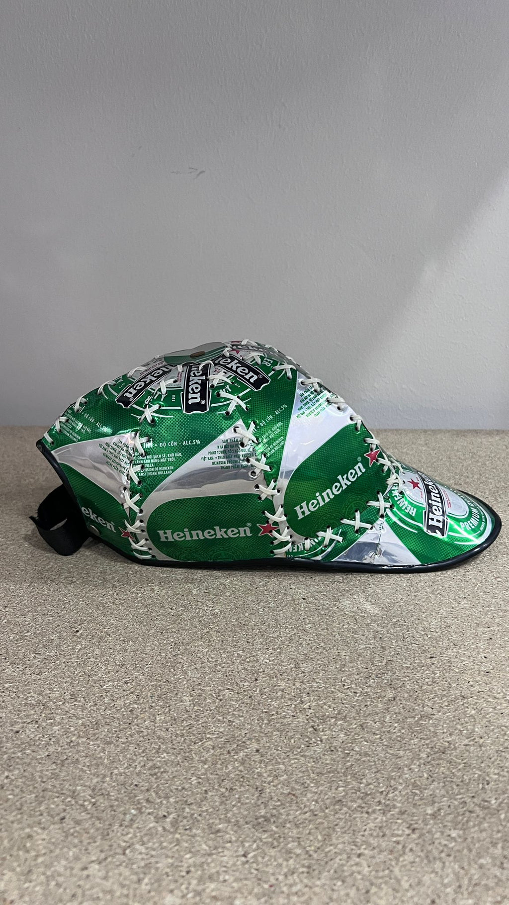 Cappello Baseball Upcycled "Can Craft" Heineken