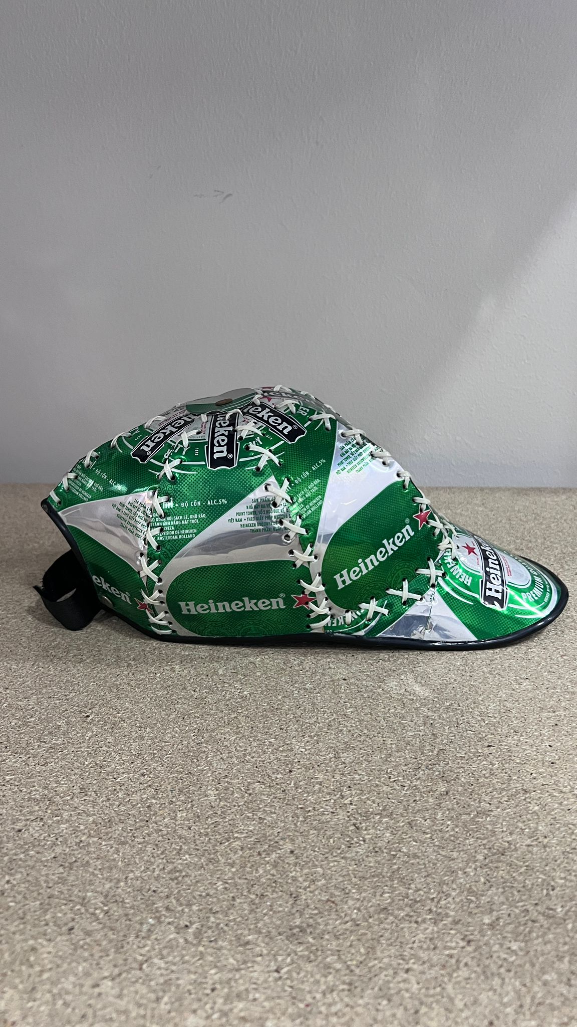 Cappello Baseball Upcycled "Can Craft" Heineken