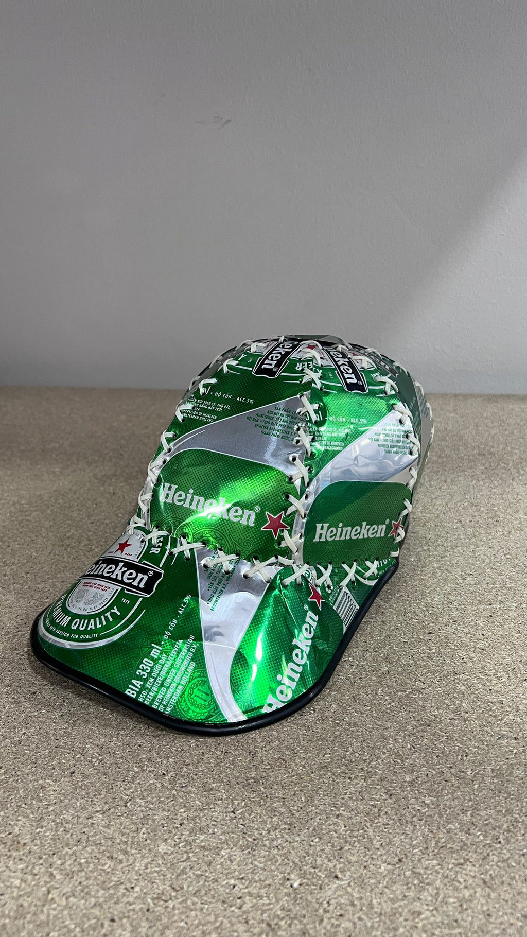 Cappello Baseball Upcycled "Can Craft" Heineken