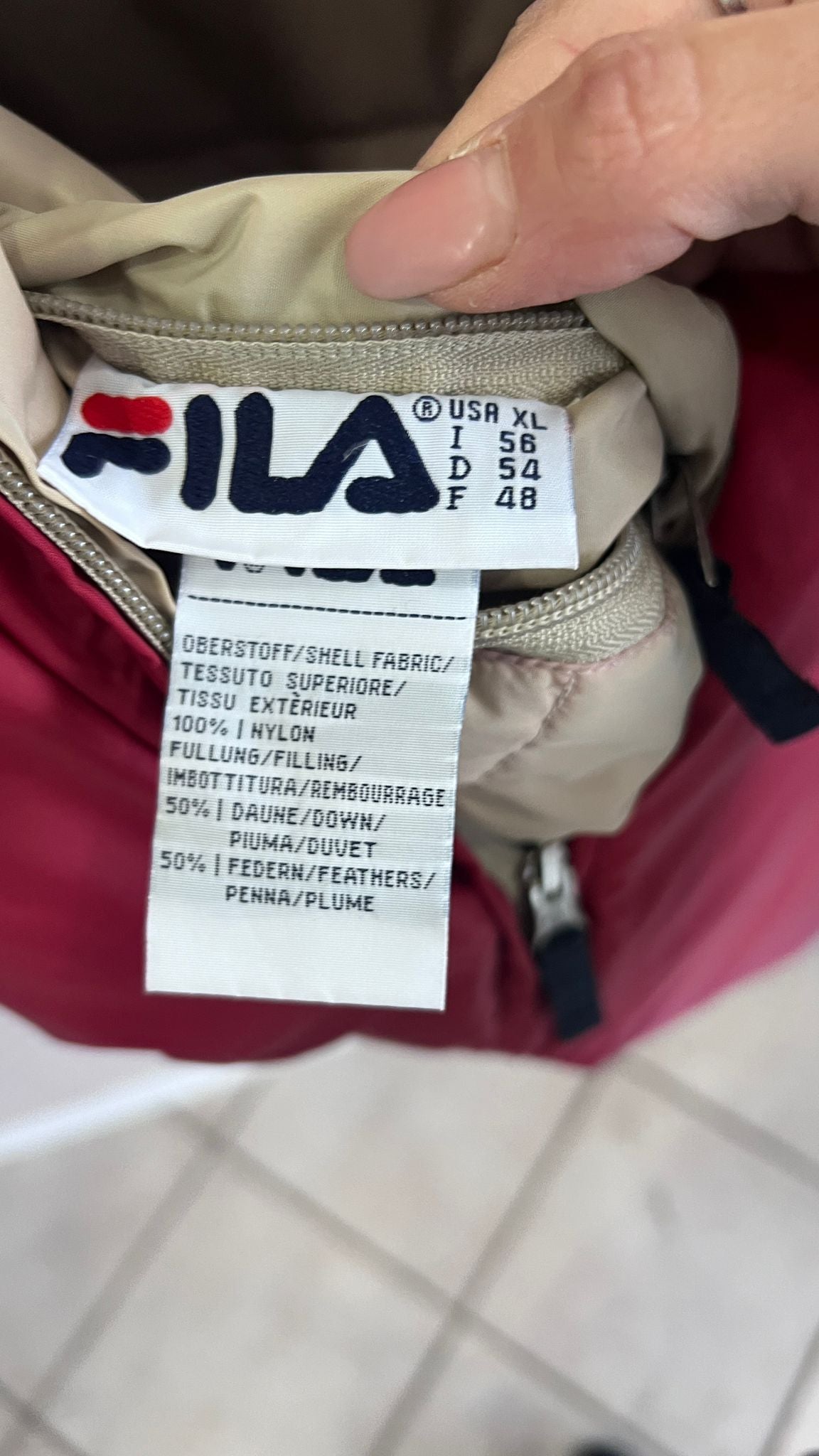 Giacca Piumino Reversibile Vintage