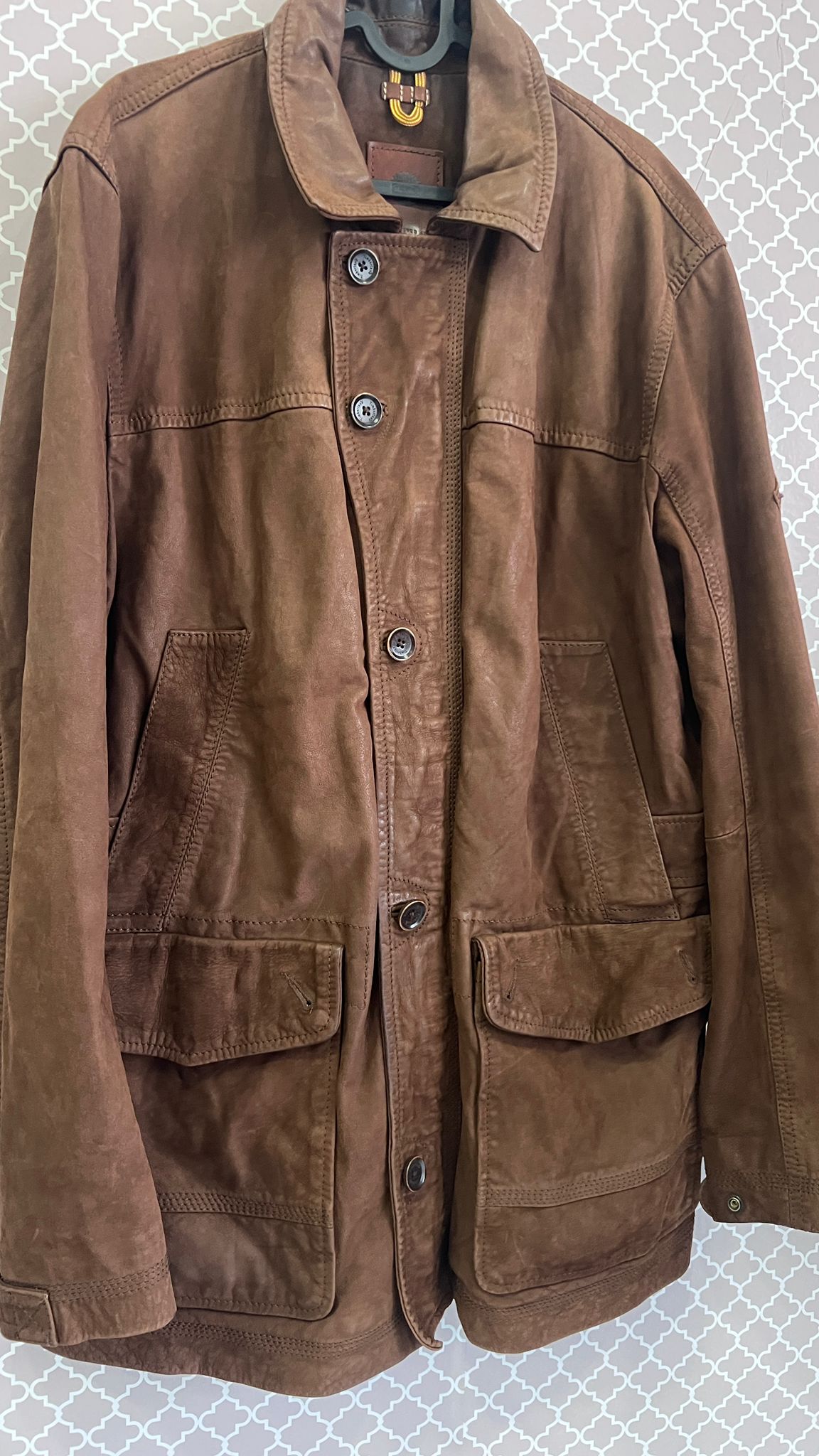 Giacca Parka in Pelle Timberland Uomo