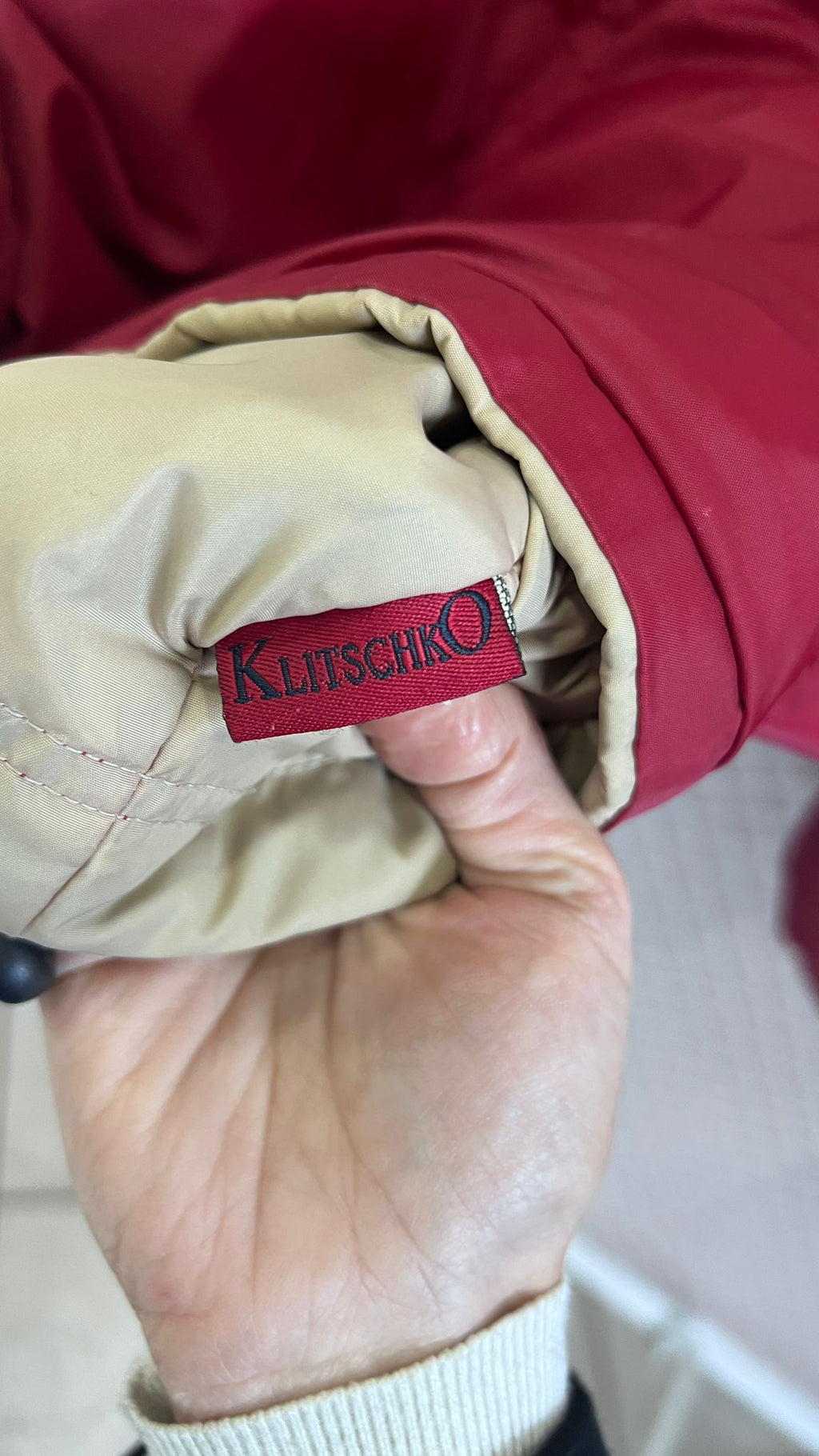 Giacca Piumino Reversibile Vintage