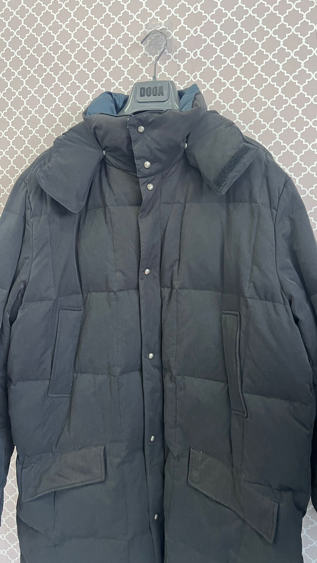 Piumino Lungo con Cappuccio Hugo Boss