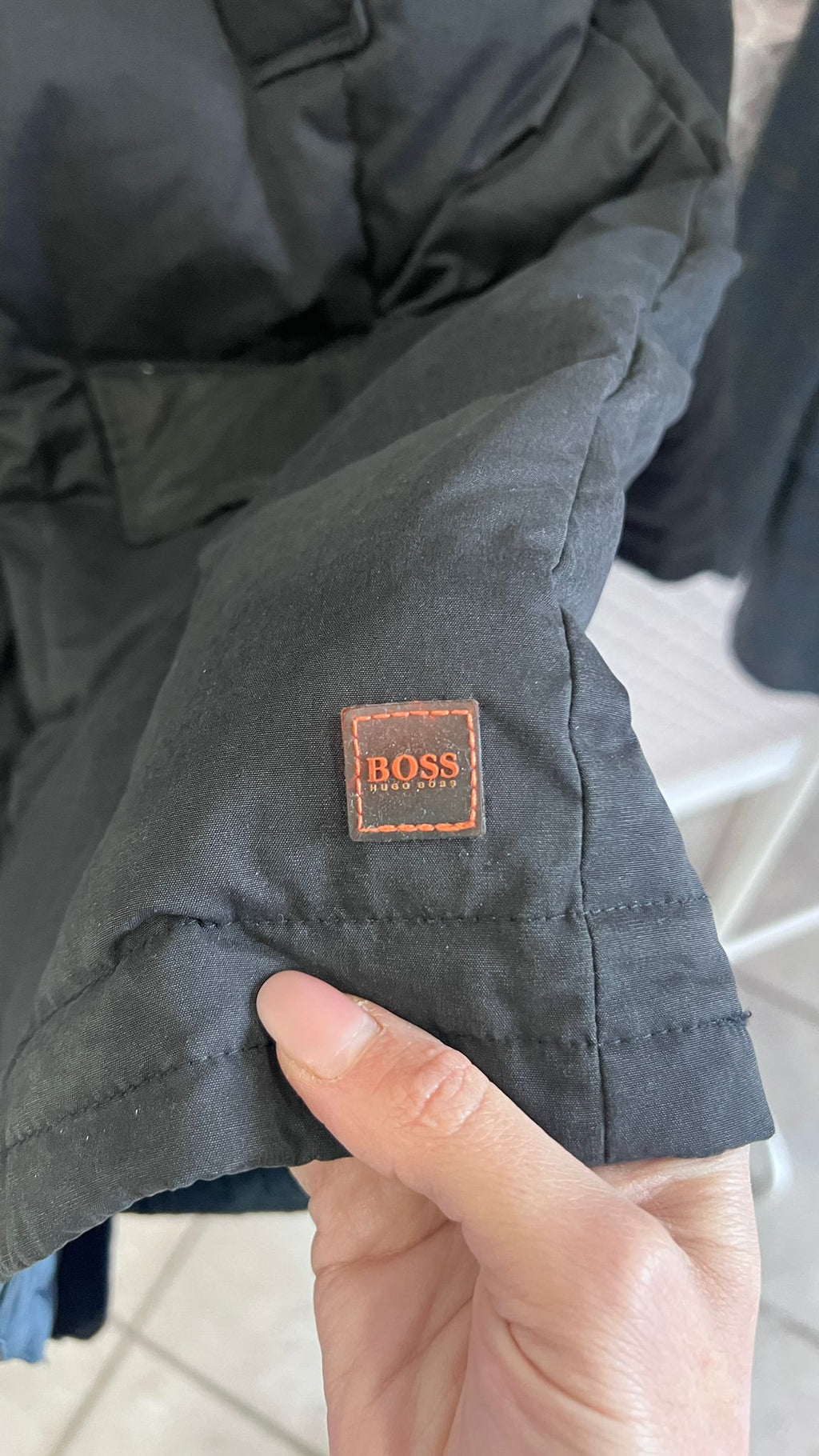 Piumino Lungo con Cappuccio Hugo Boss