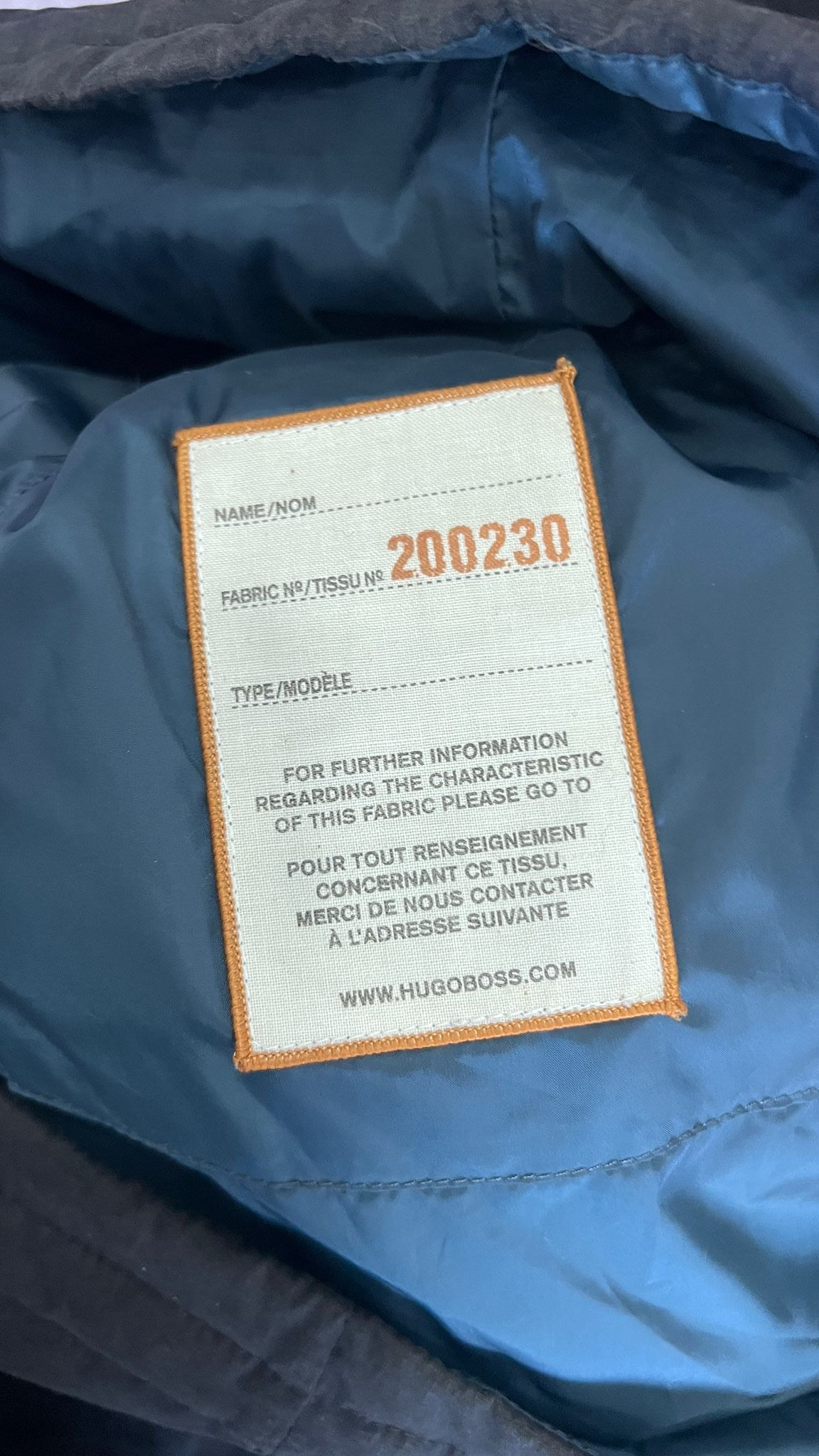 Piumino Lungo con Cappuccio Hugo Boss