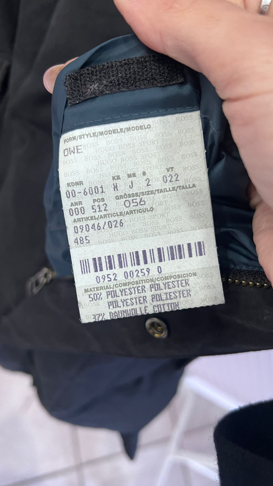 Piumino Lungo con Cappuccio Hugo Boss