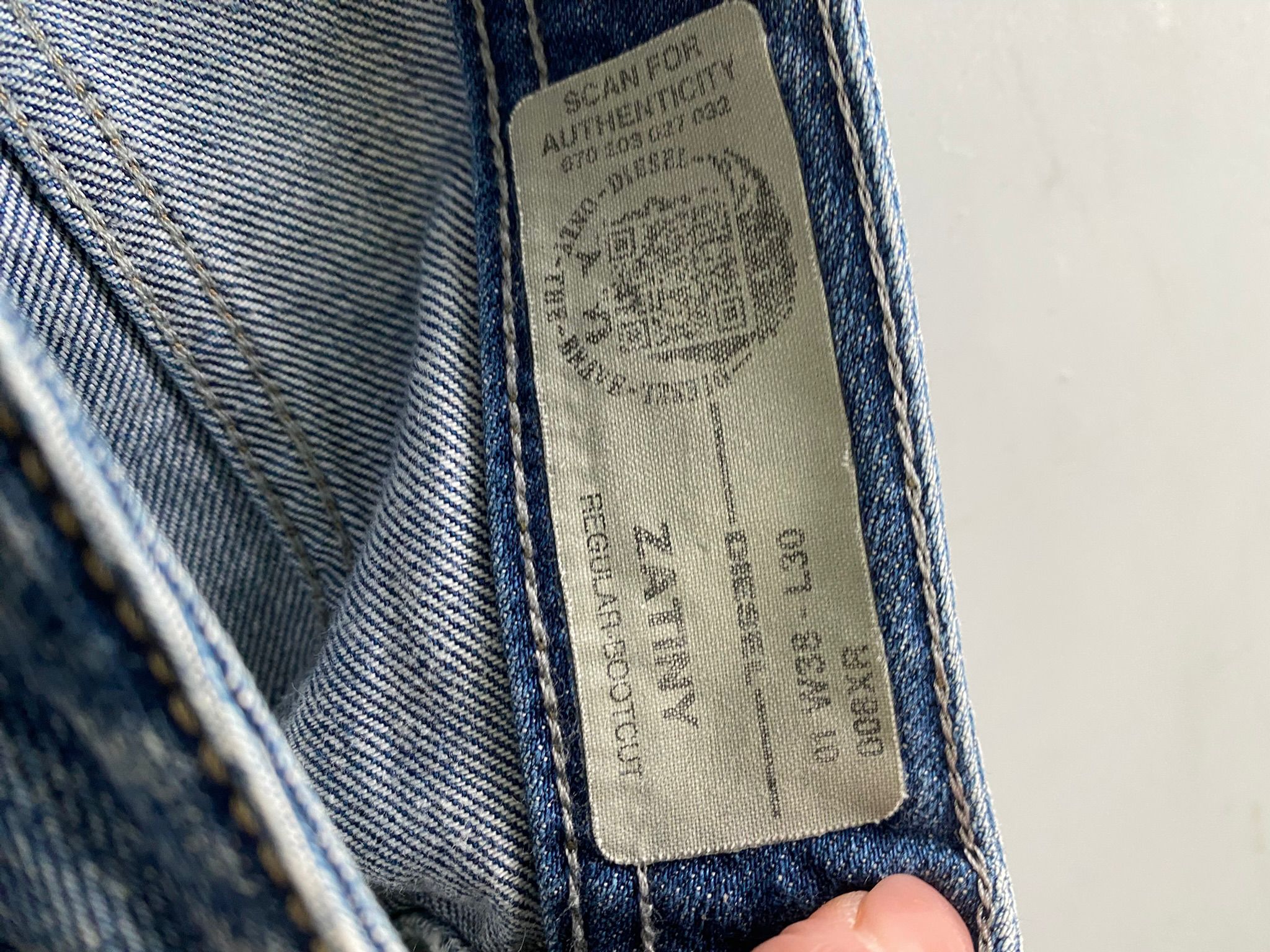 Diesel Zatiny - Jeans Bootcut Regolari Originali