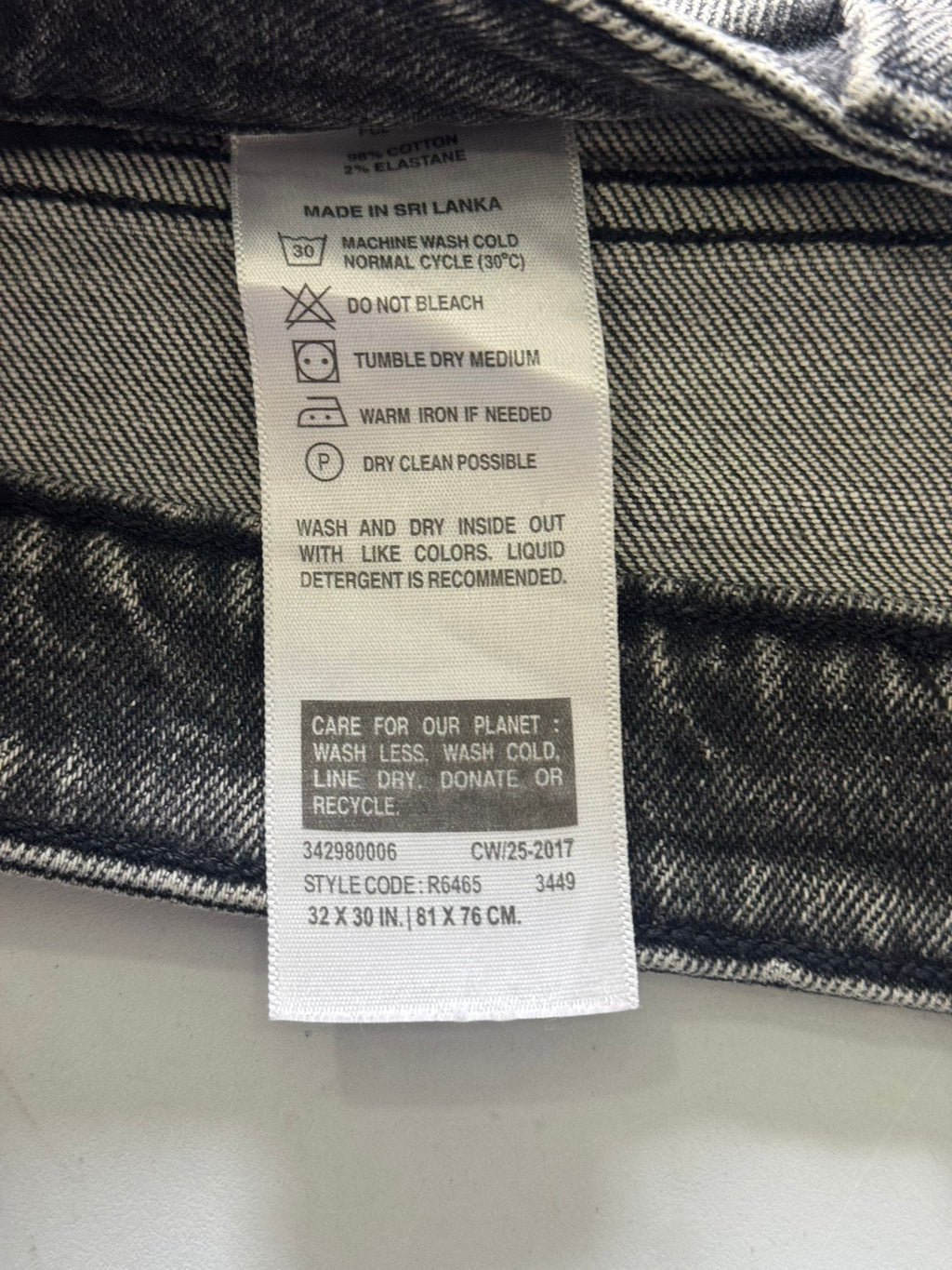 JEANS LEVI'S GRIGIO SCURO