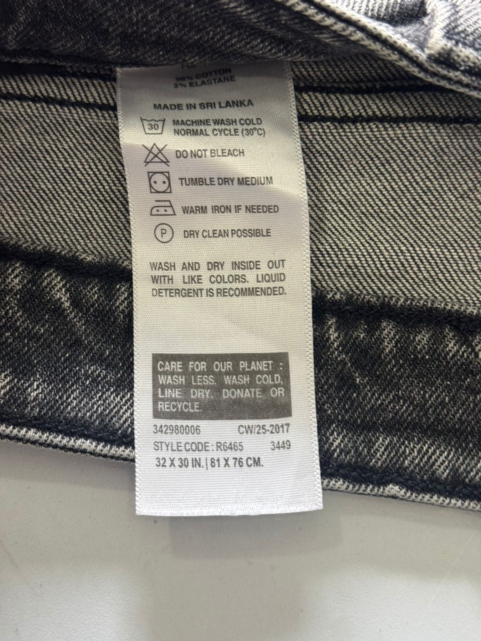 JEANS LEVI'S GRIGIO SCURO