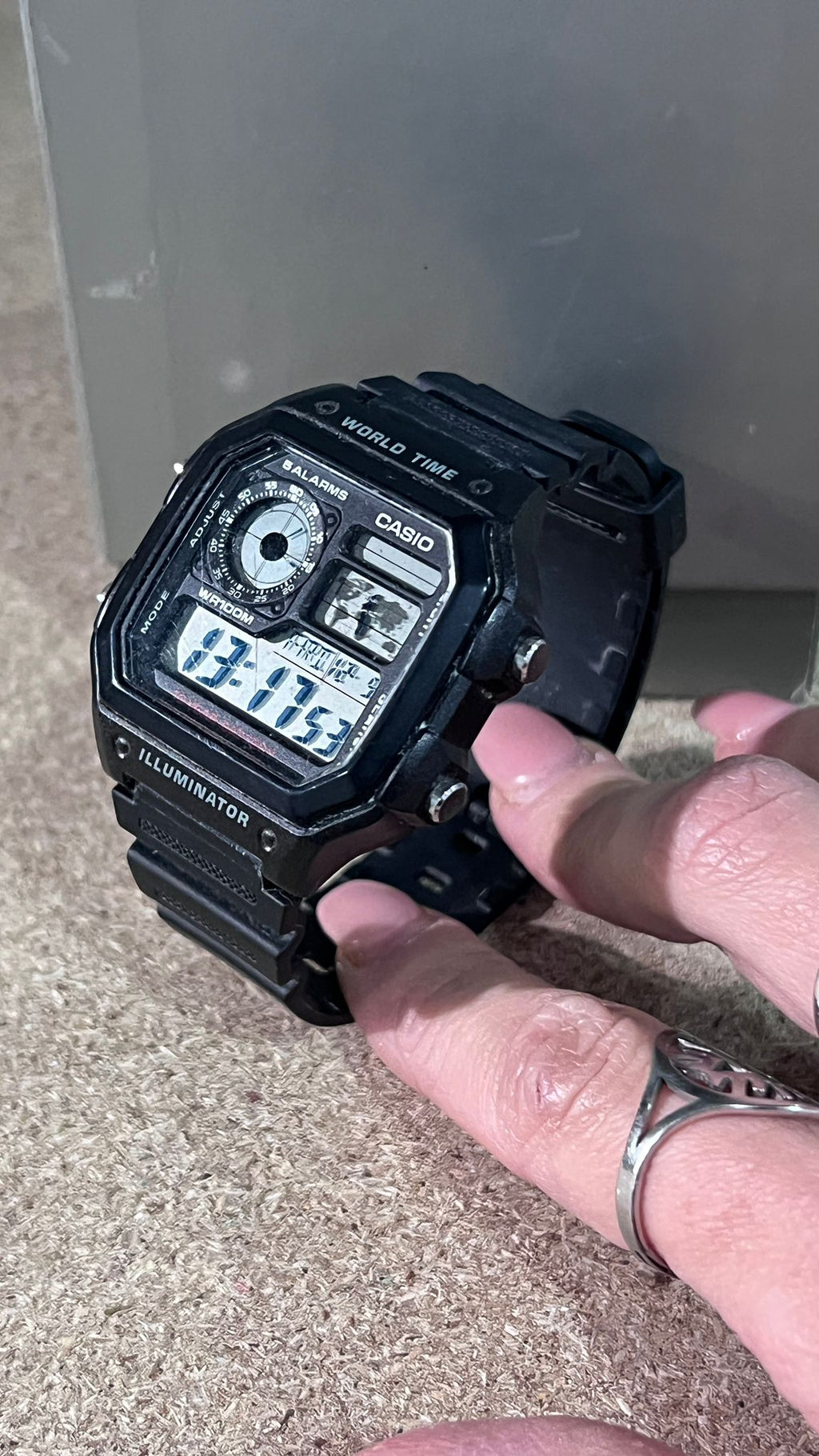 Orologio Digitale Casio AE-1200WH World Time