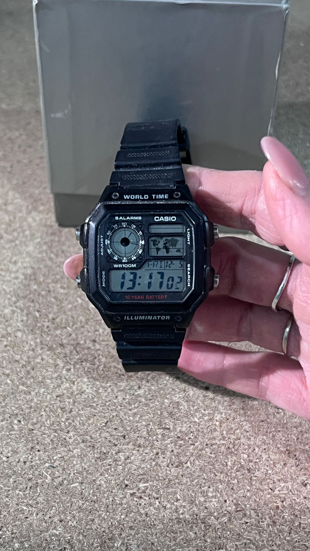 Orologio Digitale Casio AE-1200WH World Time