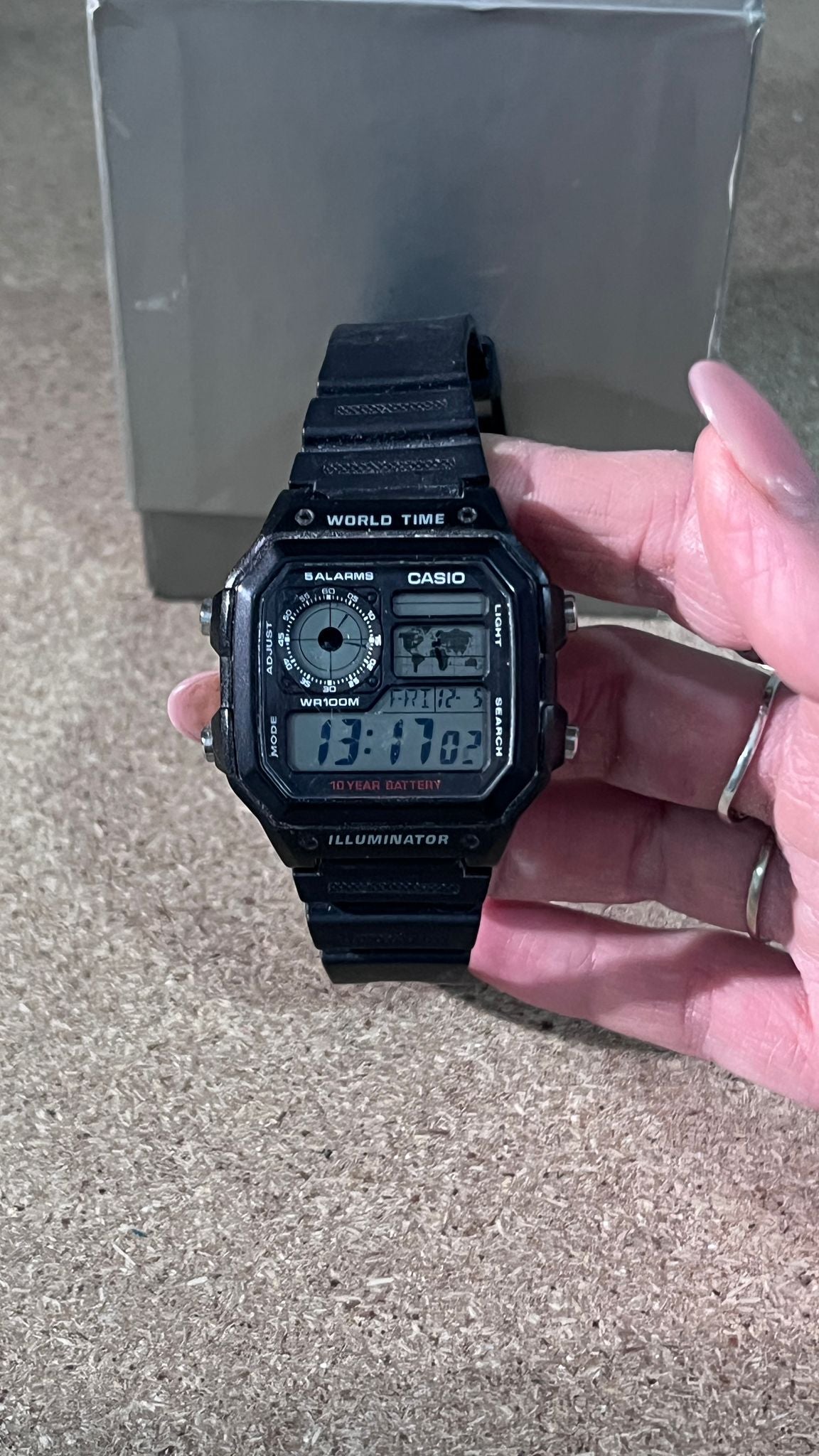 Orologio Digitale Casio AE-1200WH World Time