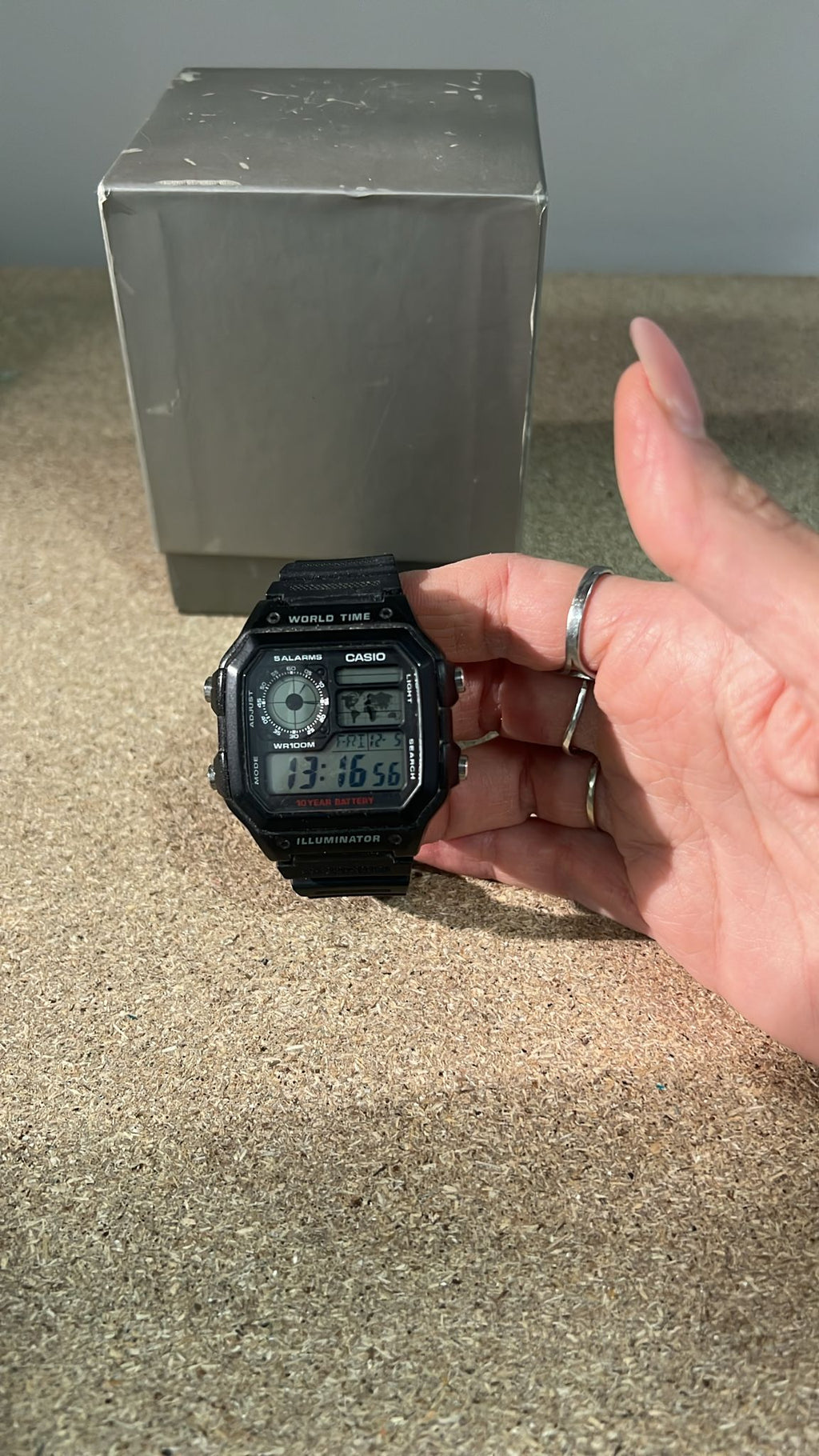 Orologio Digitale Casio AE-1200WH World Time